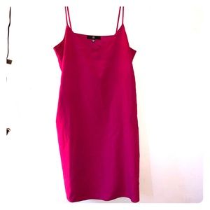 Missguided Pink Cami Crepe Shift Dress